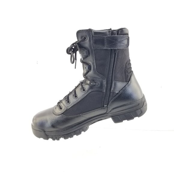 Bates E02261 Black Leather Hiking Tactical Sport Side Zip Boot Size 11.5 - Picture 2 of 11